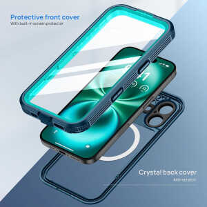 Alternative view of ShellBox - Magsafe - Waterproof IP68 Case - iPhone 17 - Black