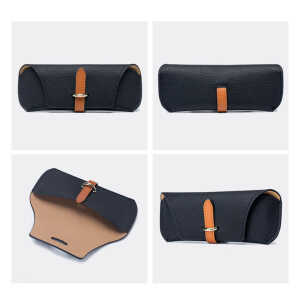 Alternative view of Techsuit - Glasses Case (ETL3) - PU, 17.8 x 7.3 x 0.5cm - Black