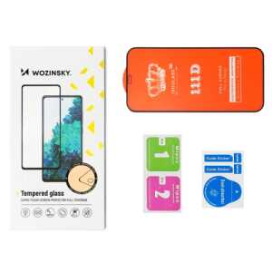 Alternative view of Wozinsky Full Glue Tempered Glass 2τμχ με Μαύρο Πλαίσιο για iPhone 17 / iPhone 16 Pro