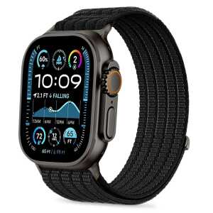 Tech-protect Nylon Sport Apple Watch 8 / 9 / 10 / 11 / Se / Ultra (44 / 45 / 46 / 49 Mm) Black