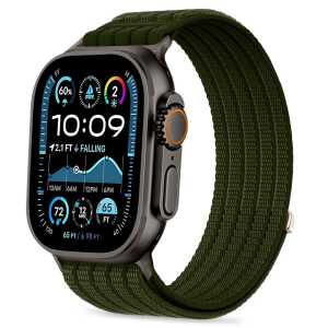 Tech-protect Nylon Sport Apple Watch 8 / 9 / 10 / 11 / Se / Ultra (44 / 45 / 46 / 49 Mm) Military Green