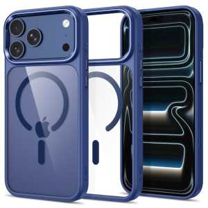 Tech-protect Magmat Magsafe Cc Iphone 17 Pro Max / 18 Pro Max Deep Blue/clear