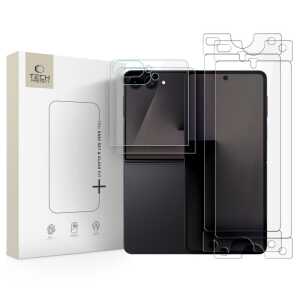 Zestaw Ochronny Tech-protect Easy Set Foil & Glass Fit+ 4in1 Galaxy Z Flip 7 / 8 Clear