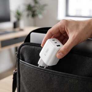 Tech-protect Nca100w-gan-avs 3-port Network Charger Pd 3.2 100w / Qc3.0 White - Image 2