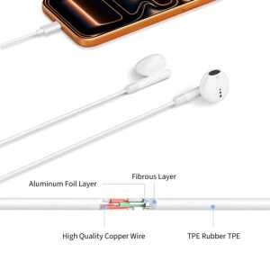 Alternative view of Tech-protect Ultraboost Type-c Earphone Core G4 White