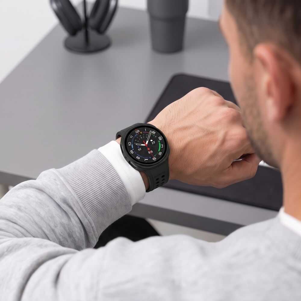 Tech-protect Defense 2-pack Samsung Galaxy Watch 8 / 9 (40 Mm) Matte Black & Clear Tech-protect Defense 2-pack Samsung Galaxy Watch 8 / 9 (40 Mm) Matte Black & Clear - Image 12