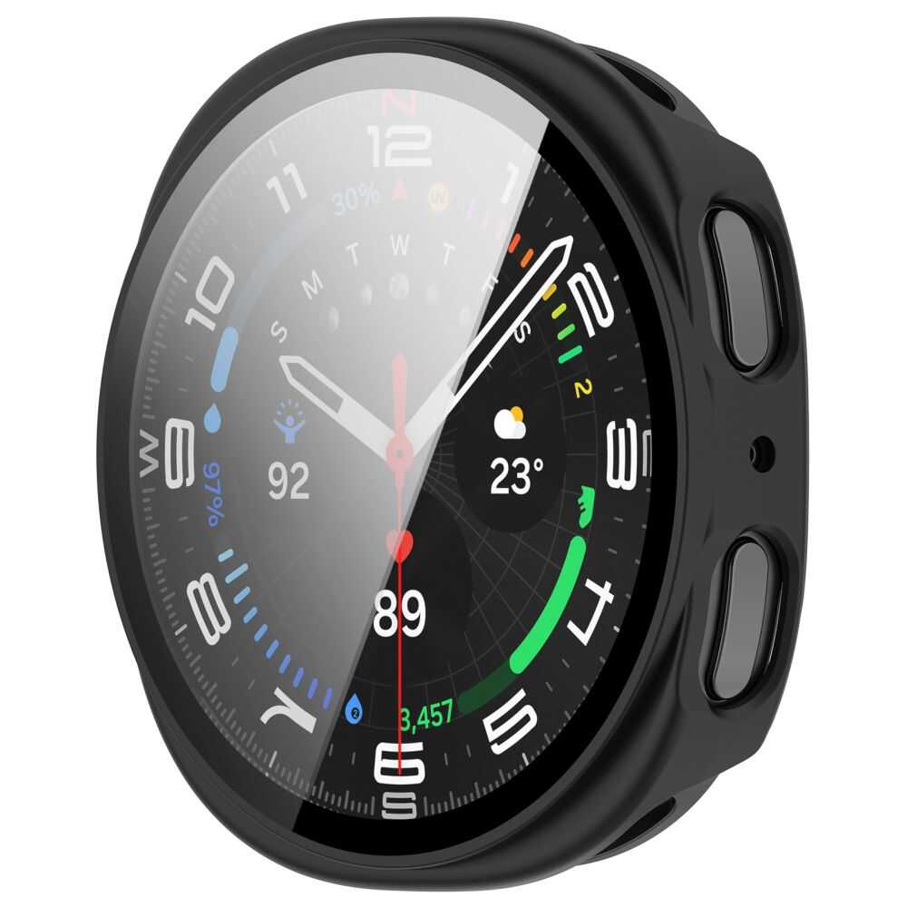 Tech-protect Defense 2-pack Samsung Galaxy Watch 8 / 9 (40 Mm) Matte Black & Clear Tech-protect Defense 2-pack Samsung Galaxy Watch 8 / 9 (40 Mm) Matte Black & Clear - Image 5