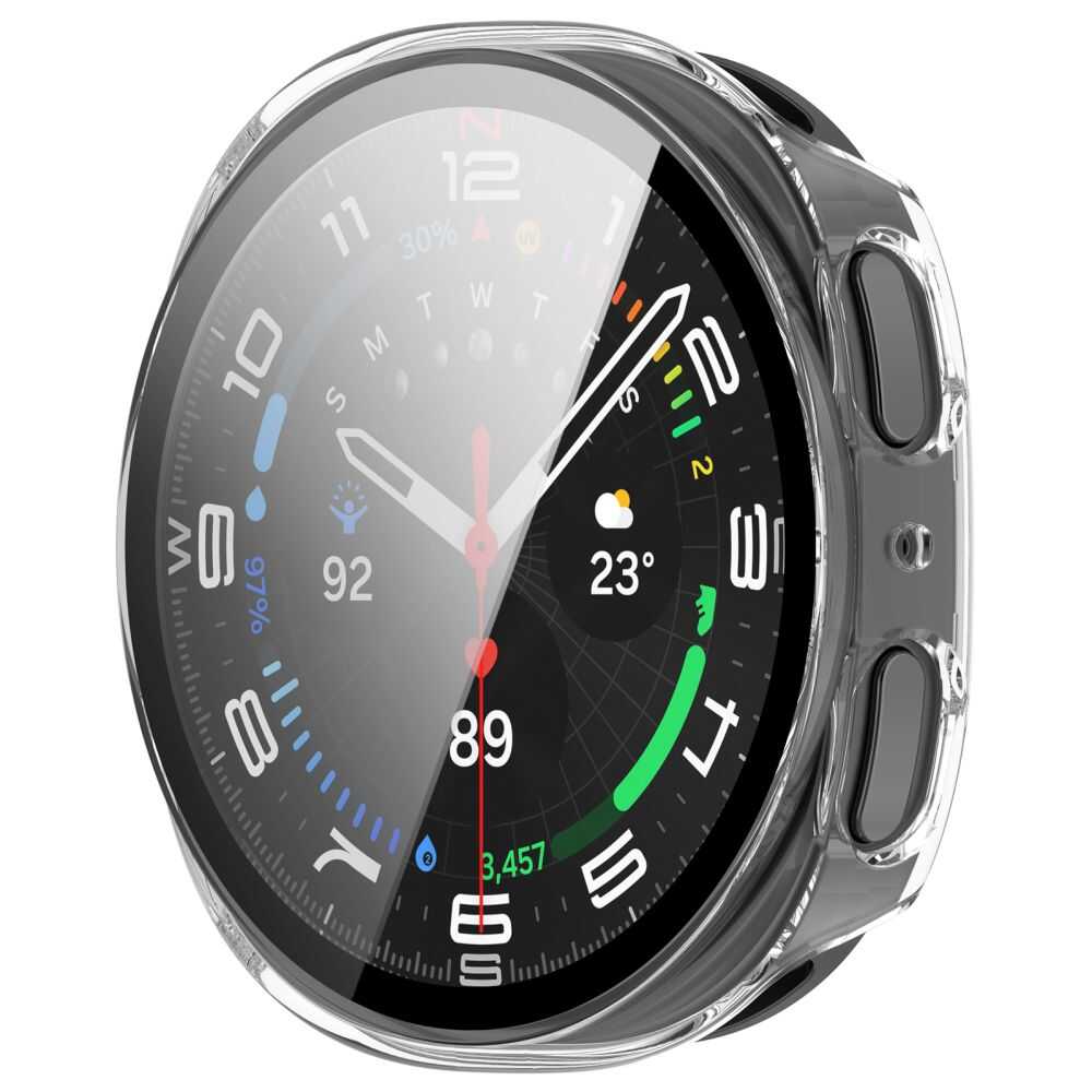 Tech-protect Defense 2-pack Samsung Galaxy Watch 8 / 9 (40 Mm) Matte Black & Clear Tech-protect Defense 2-pack Samsung Galaxy Watch 8 / 9 (40 Mm) Matte Black & Clear - Image 6