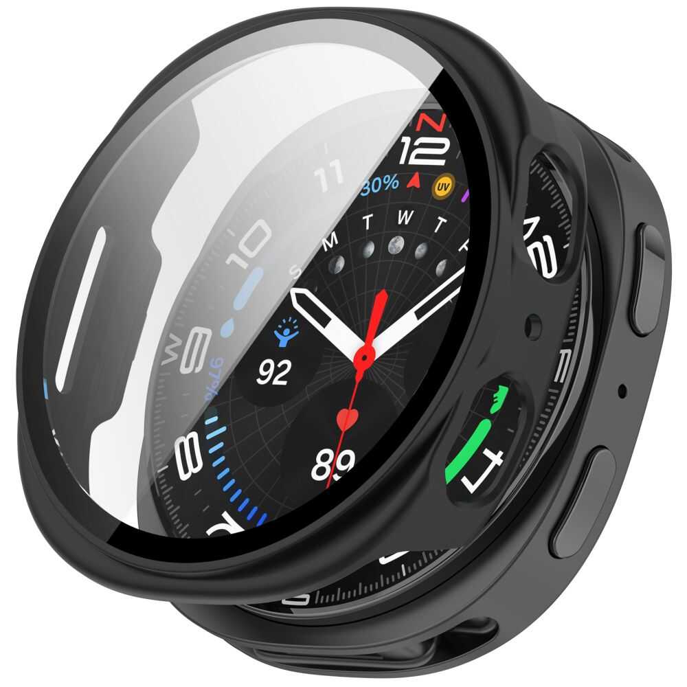 Tech-protect Defense 2-pack Samsung Galaxy Watch 8 / 9 (40 Mm) Matte Black & Clear Tech-protect Defense 2-pack Samsung Galaxy Watch 8 / 9 (40 Mm) Matte Black & Clear - Image 7