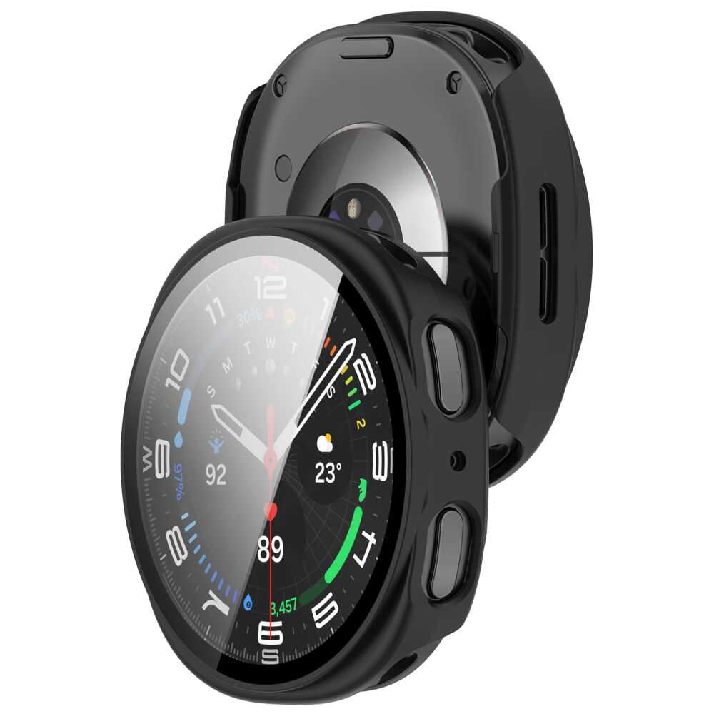 Tech-protect Defense 2-pack Samsung Galaxy Watch 8 / 9 (40 Mm) Matte Black & Clear Tech-protect Defense 2-pack Samsung Galaxy Watch 8 / 9 (40 Mm) Matte Black & Clear - Image 9