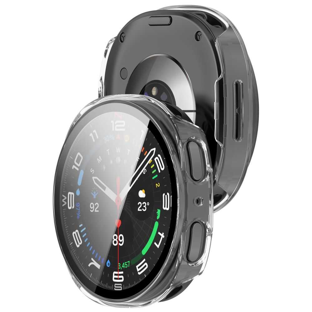 Tech-protect Defense 2-pack Samsung Galaxy Watch 8 / 9 (44 Mm) Matte Black & Clear Tech-protect Defense 2-pack Samsung Galaxy Watch 8 / 9 (44 Mm) Matte Black & Clear - Image 6