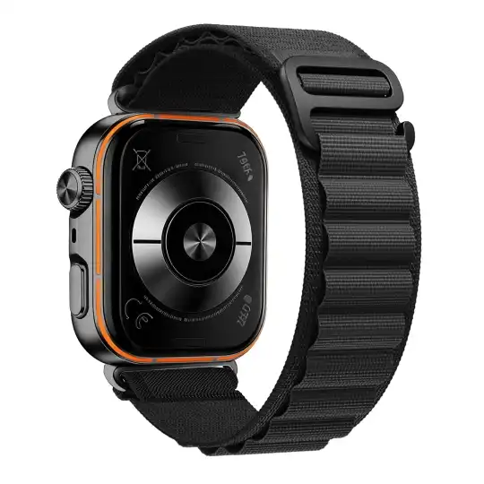 Tech-protect Nylon Pro Huawei Watch Fit 3 / 4 / 4 Pro / 5 / 5 Pro Black Tech-protect Nylon Pro Huawei Watch Fit 3 / 4 / 4 Pro / 5 / 5 Pro Black - Image 2