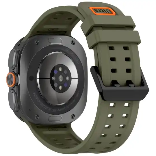 Alternative view of Tech-protect Silicone Air Samsung Galaxy Watch Ultra 1 / 2 2024-2026 (47 Mm) Olive Green