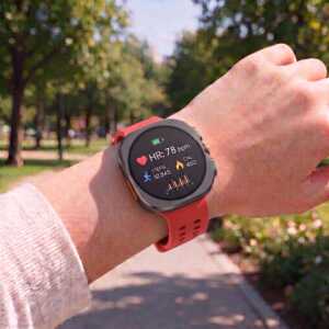 Tech-protect Silicone Air Samsung Galaxy Watch Ultra 1 / 2 2024-2026 (47 Mm) Crimson Red - Image 4