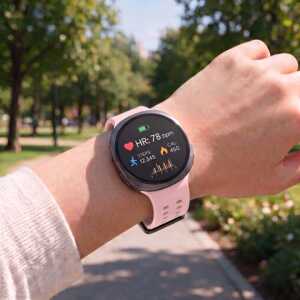 Tech-protect Silicone Air Samsung Galaxy Watch 8 / 9 / Classic (40 / 44 / 46 Mm) Powder Pink - Image 4