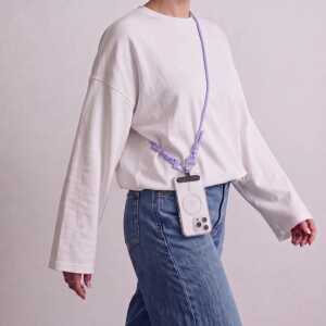 Tech-protect C5sd Rope Crossbody Strap Lavender - Image 3