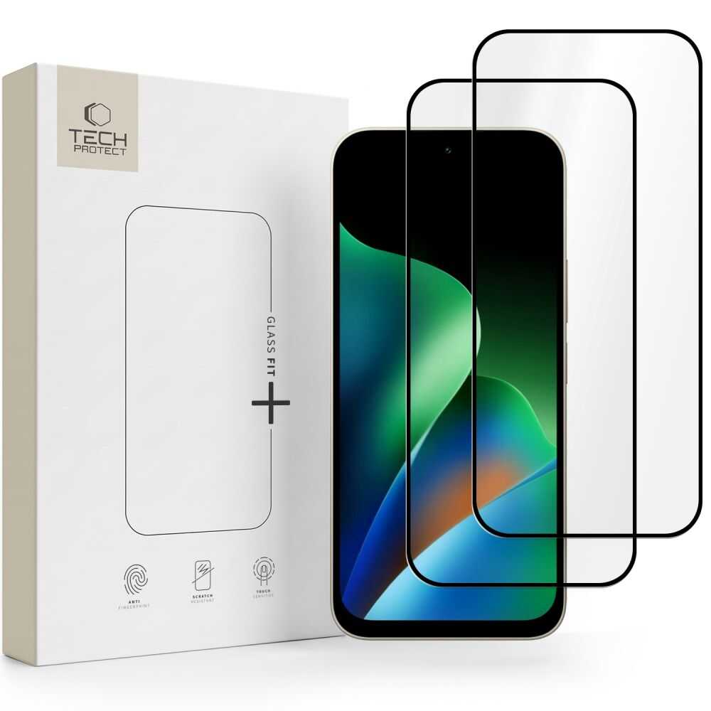 Tech-protect Glass Fit+ 2-pack Xiaomi Redmi 17 4g / 5g Black