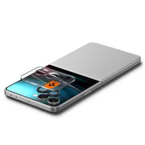 Alternative view of Spigen Optik Pro Hd Glas.tr ”ez Fit” Camera Protector 2-pack Galaxy Z Flip 7 / 8 Black