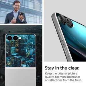 Spigen Optik Pro Hd Glas.tr ”ez Fit” Camera Protector 2-pack Galaxy Z Flip 7 / 8 Black - Image 5