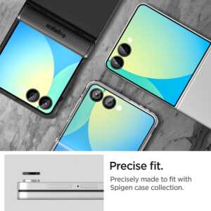 Spigen Optik Pro Hd Glas.tr ”ez Fit” Camera Protector 2-pack Galaxy Z Flip 7 / 8 Black - Image 8