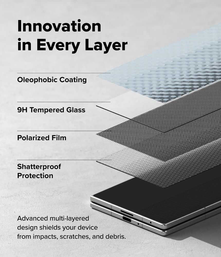 Ringke Cover Display Easy Slide 360 2-pack Galaxy Z Fold 8 Ultra Privacy Ringke Cover Display Easy Slide 360 2-pack Galaxy Z Fold 8 Ultra Privacy - Image 11