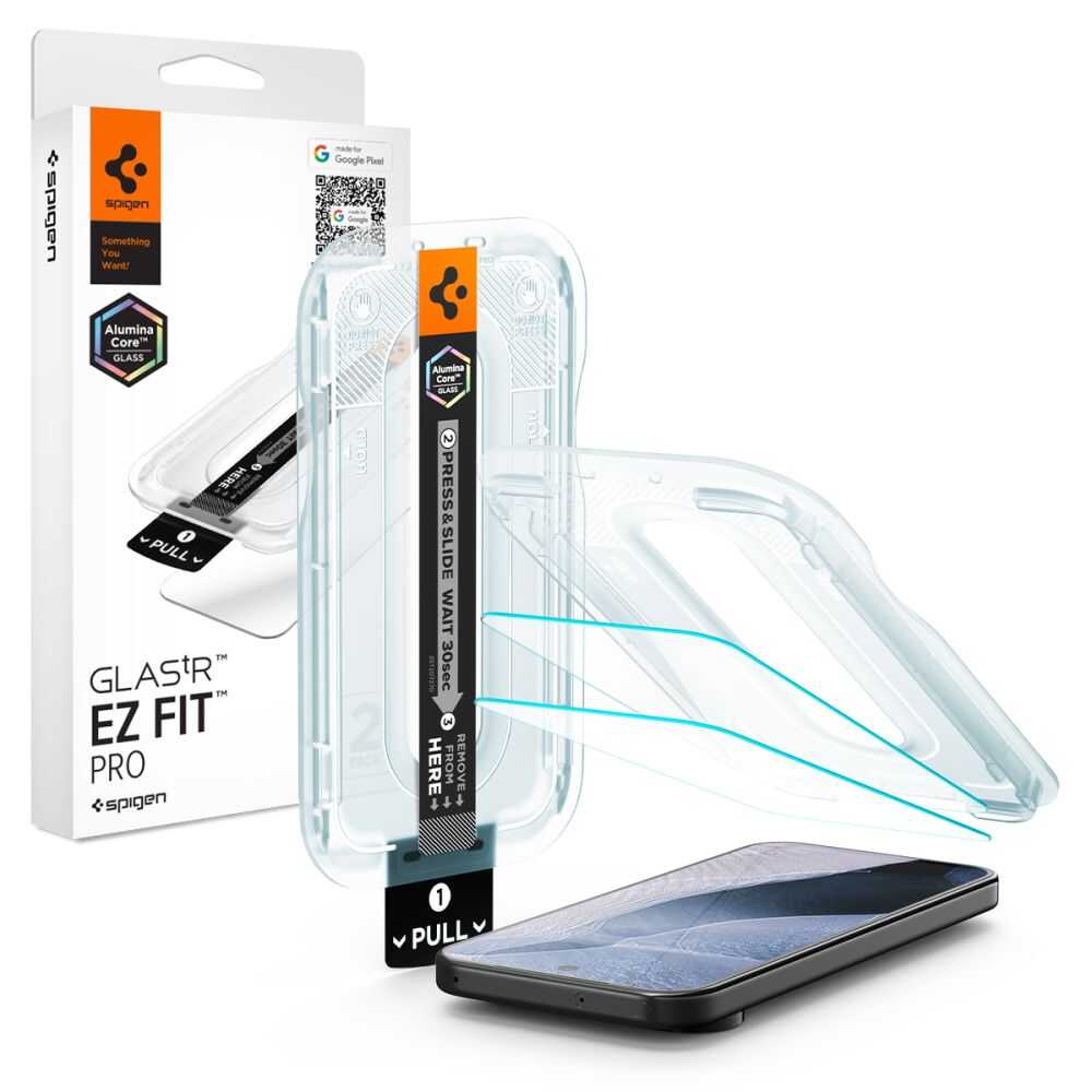Alternative view of Spigen Glas.tr Ez Fit Pro Ac 2-pack Google Pixel 11 Pro Xl Clear