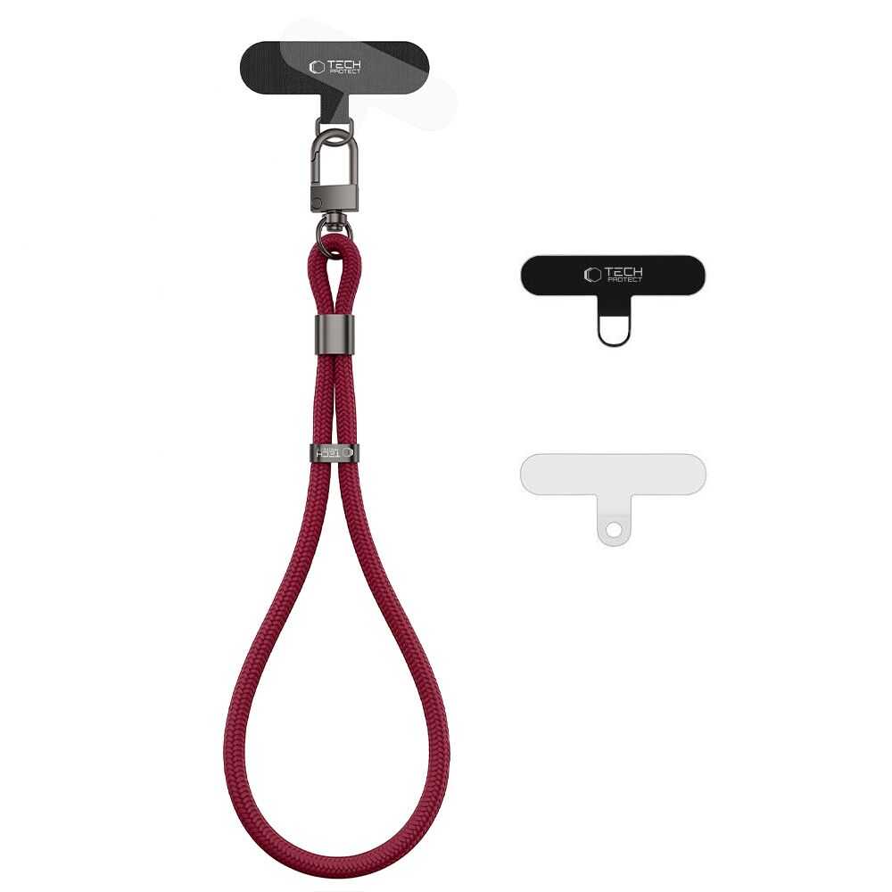 Tech-protect C11s Rope Wrist Strap Burgundy Wine Tech-protect C11s Rope Wrist Strap Burgundy Wine