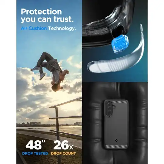 Spigen Rugged Armor Galaxy A27 5g Matte Black Spigen Rugged Armor Galaxy A27 5g Matte Black - Image 5