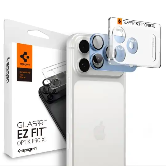 Alternative view of Spigen Optik Pro XL Glas.tR EZ Fit Camera Protector iPhone 18 Pro Max Γαλάζιο