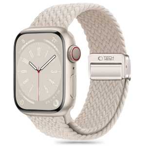 Tech-protect Nylonmag Apple Watch 8 / 9 / 10 / 11 / 12 / Se / Ultra (44 / 45 / 46 / 49 Mm) Starlight