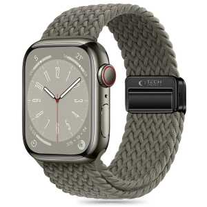Tech-protect Nylonmag Apple Watch 8 / 9 / 10 / 11 / 12 / Se / Ultra (44 / 45 / 46 / 49 Mm) Olive Grey