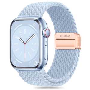 Tech-protect Nylonmag Apple Watch 8 / 9 / 10 / 11 / 12 / Se (40 / 41 / 42 Mm) Baby Blue