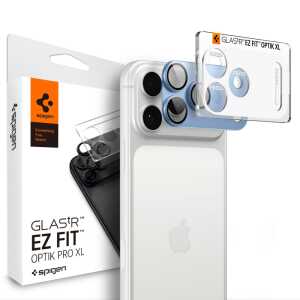 Spigen Optik Pro Xl Glas.tr Ez Fit Camera Protector Iphone 18 Pro Light Blue
