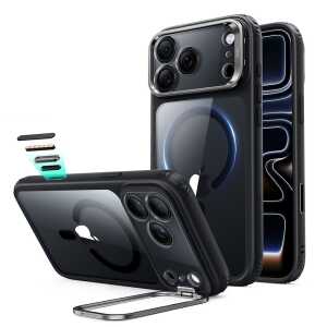 Esr Classic Hybrid Kickstand Magsafe Iphone 17 Pro Max / 18 Pro Max Clear/black