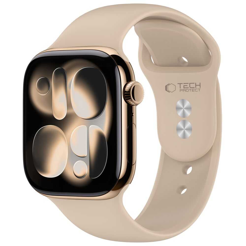 Tech-protect Silicone Apple Watch 8 / 9 / 10 / 11 / 12 / Se / Ultra (44 / 45 / 46 / 49 Mm) Walnut Tech-protect Silicone Apple Watch 8 / 9 / 10 / 11 / 12 / Se / Ultra (44 / 45 / 46 / 49 Mm) Walnut