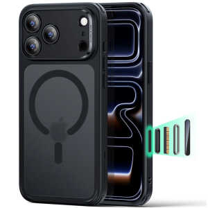 ESR - Classic Hybrid HaloLock (Camera Control) - iPhone 18 Pro / iPhone 17 Pro - Frosted Black