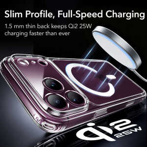 ESR - Classic Hybrid HaloLock (Camera Control) - iPhone 18 Pro Max / iPhone 17 Pro Max - Clear - Image 4