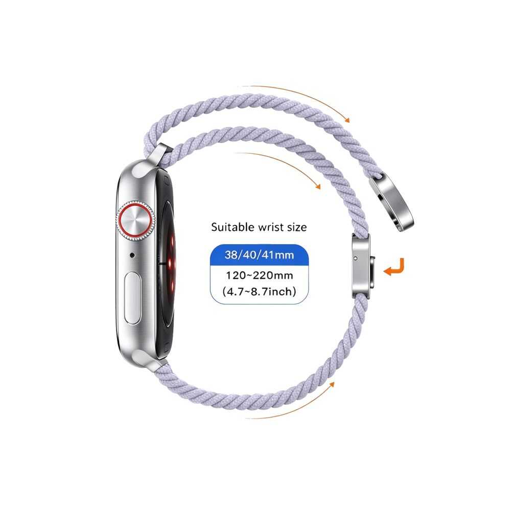 Tech-protect Nylonmag Apple Watch 8 / 9 / 10 / 11 / 12 / Se (40 / 41 / 42 Mm) Periwinkle Tech-protect Nylonmag Apple Watch 8 / 9 / 10 / 11 / 12 / Se (40 / 41 / 42 Mm) Periwinkle - Image 10