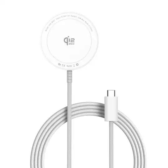 Alternative view of Tech-protect A54 Magnetic Magsafe Wireless Charger 25w Qi2.2 White