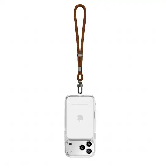 Alternative view of Tech-protect C11s Rope Wrist Strap Walnut Brown