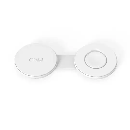 Tech-protect A55 2in1 Magnetic Magsafe Wireless Charger 25w Qi2.2 White Tech-protect A55 2in1 Magnetic Magsafe Wireless Charger 25w Qi2.2 White - Image 5