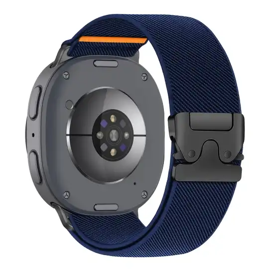 Alternative view of Tech-protect Nylon Clasp Samsung Galaxy Watch 8 / 9 / Classic (40 / 44 / 46 Mm) Navy Blue