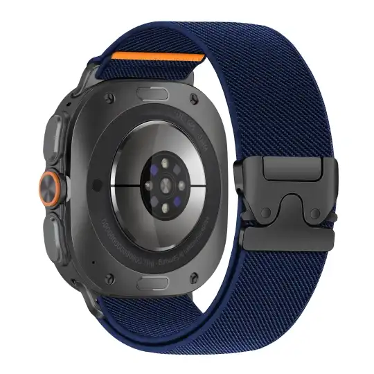 Alternative view of Tech-protect Nylon Clasp Samsung Galaxy Watch Ultra 1 / 2 2024-2026 (47 Mm) Navy Blue