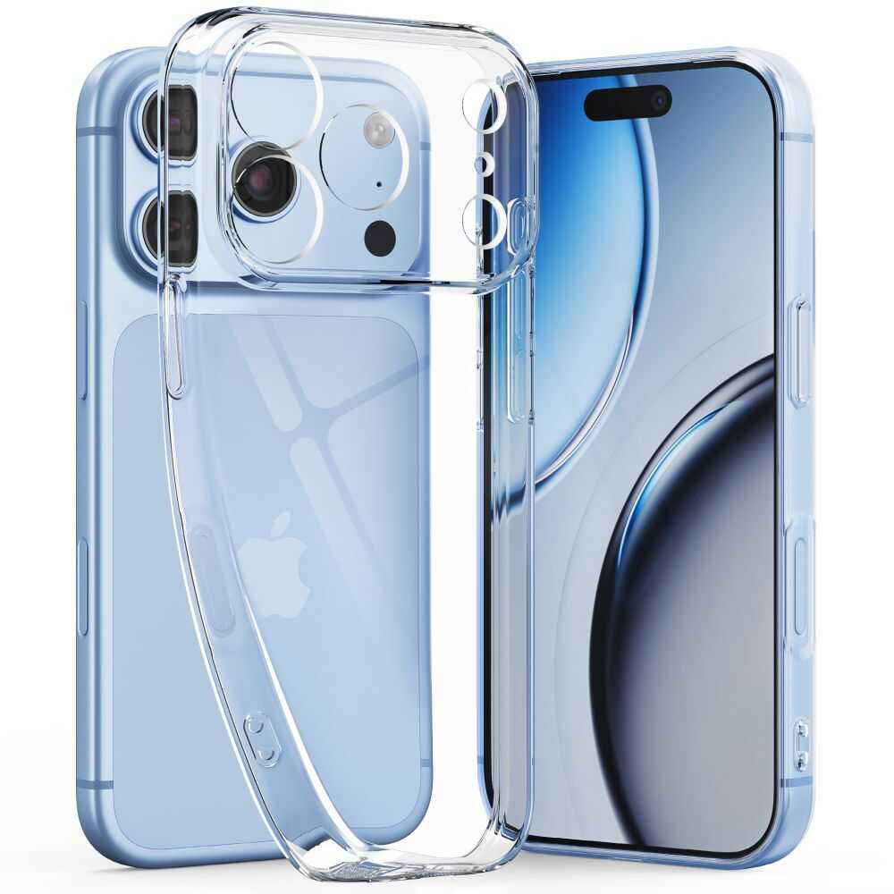 Alternative view of Tech-protect Flexair + Glass 2-pack Iphone 17 Pro / 18 Pro Clear