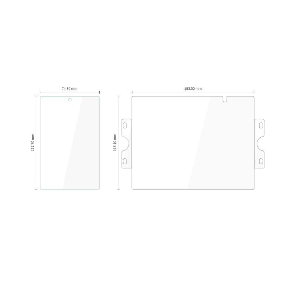 Alternative view of Tech-protect Easy Set Foil & Glass Fit+ 4in1 Galaxy Z Fold 8 Clear