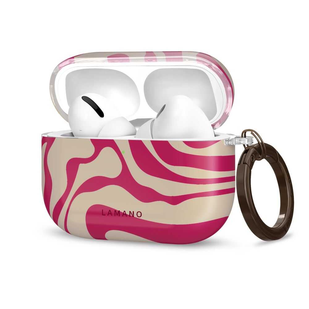 Alternative view of Tech-Protect Lamano Apple AirPods Pro 3 Flamingo Bloom