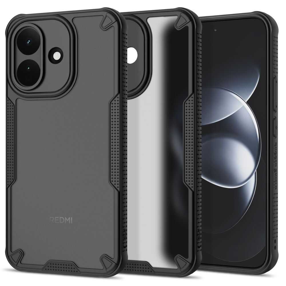 Alternative view of Tech-Protect Rugged Shield Xiaomi Redmi Note 17 Pro 5G Μαύρο ματ