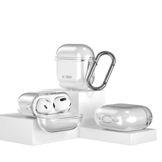 Alternative view of Tech-protect Flexair Apple Airpods 4 / 5 Clear