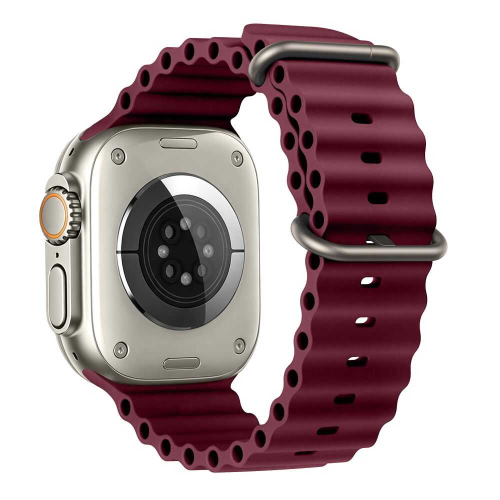 Tech-protect Iconband Pro Apple Watch 8 / 9 / 10 / 11 / 12 / Se / Ultra (44 / 45 / 46 / 49 Mm) Deep Burgundy Tech-protect Iconband Pro Apple Watch 8 / 9 / 10 / 11 / 12 / Se / Ultra (44 / 45 / 46 / 49 Mm) Deep Burgundy - Image 3