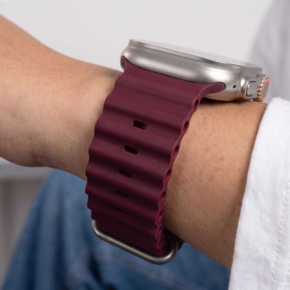 Tech-protect Iconband Pro Apple Watch 8 / 9 / 10 / 11 / 12 / Se / Ultra (44 / 45 / 46 / 49 Mm) Deep Burgundy Tech-protect Iconband Pro Apple Watch 8 / 9 / 10 / 11 / 12 / Se / Ultra (44 / 45 / 46 / 49 Mm) Deep Burgundy - Image 7